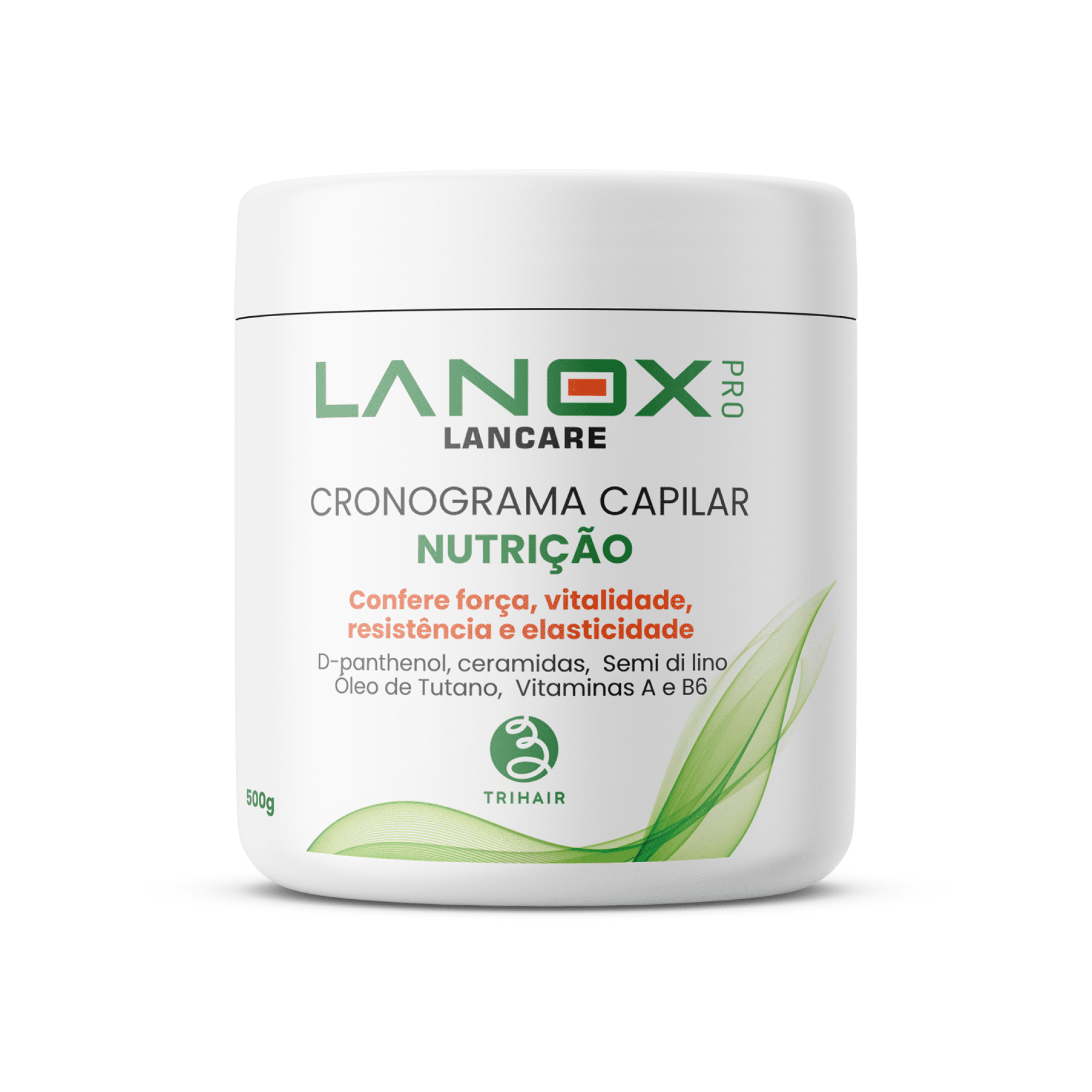 Máscara de Nutrição Lanox - 500g - Cronograma Capilar Lancare - Lanox